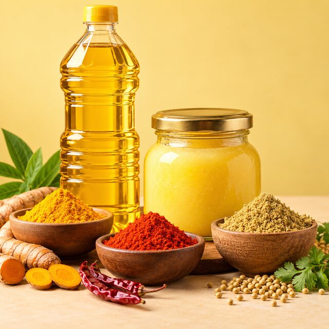 Oil, Ghee & Masala