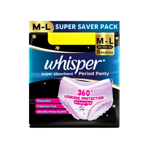 Whisper Super Absorbent Period Panty